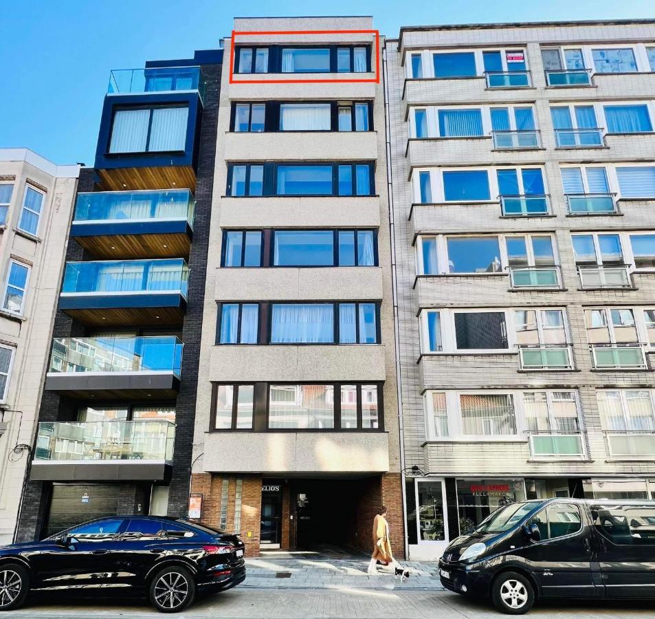 Ostend Center Luxury Top Floor Apartment With Free Parking المظهر الخارجي الصورة